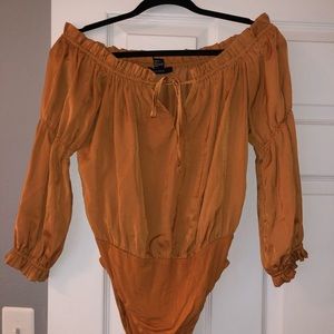 Off the shoulder peasant top